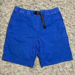 Gramicci G-Shorts Mens M Blue Trail-Ready Outdoor Utility Climbing 32W 9" Inseam